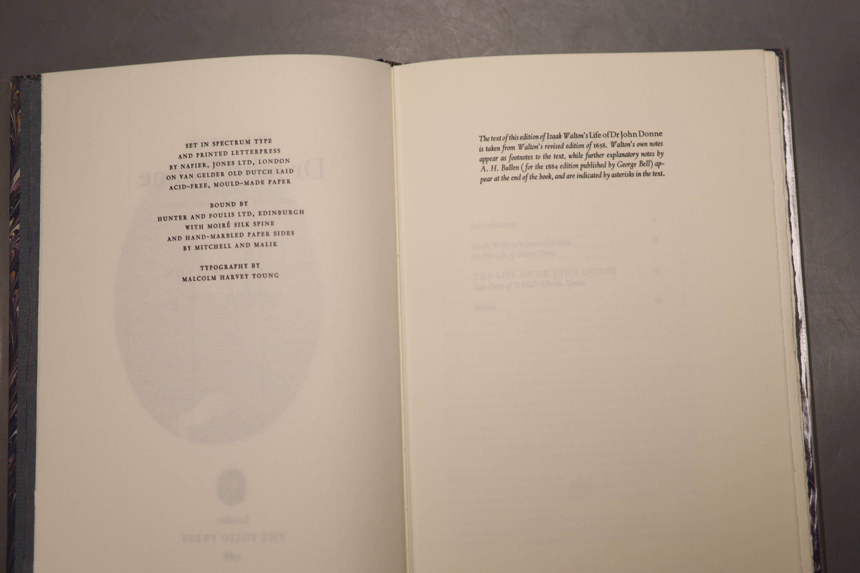 Wilmot, John, The Earl of Rochester, Perfect and Imperfect Enjoyments: Poems, quarter bound in leather with marbled boards, in a presentation box, Folio Society limited edition (edition number listed as ‘B.B’) together w
